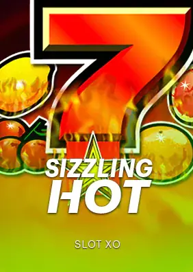 ปกเกม Sizzling Hot ภาพเลขเจ็ดสีแดงลุกเป็นไฟ