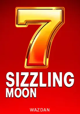 ปกเกม Sizzling Moon ภาพเลขเจ็ดสีแดงทองบนพื้นแดงเข้ม